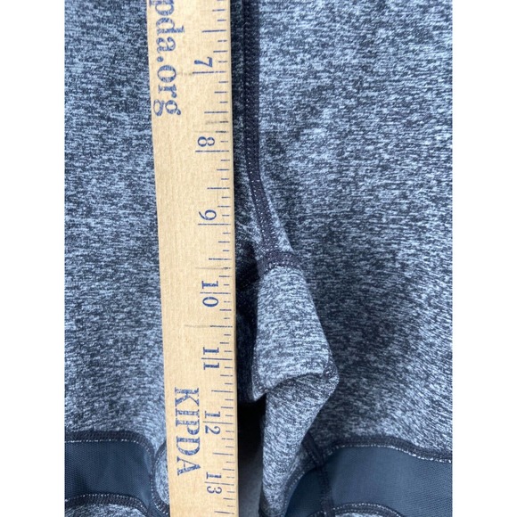 Zella Athletic Leggings Women's Sz M Gray Heather Stretch Pocket Stripe Stretch - Picture 6 of 12